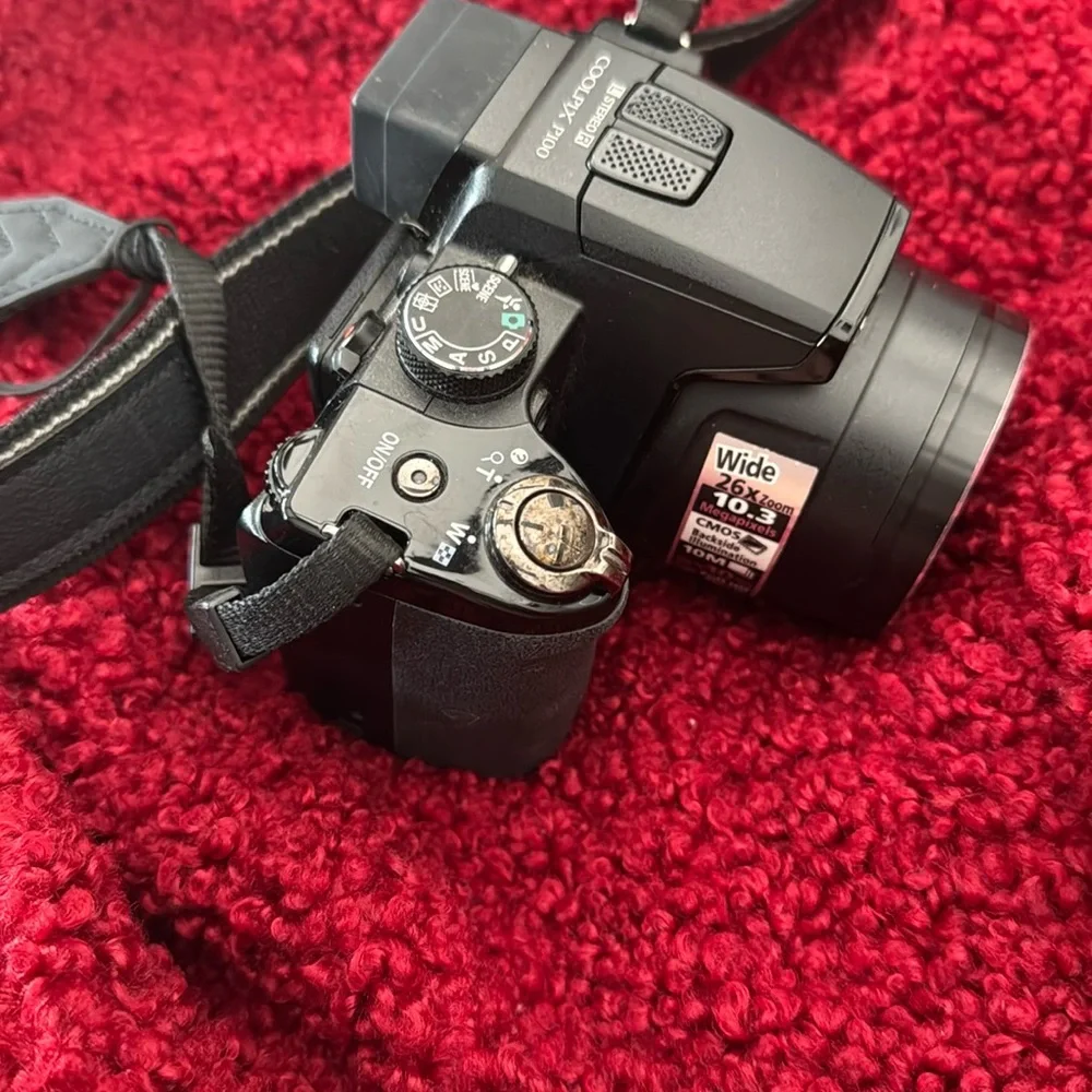 Nikon CoolPix P100 Black Digital Camera with Professional Features